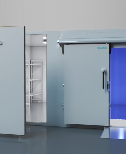 Refrigeration room 3D animation