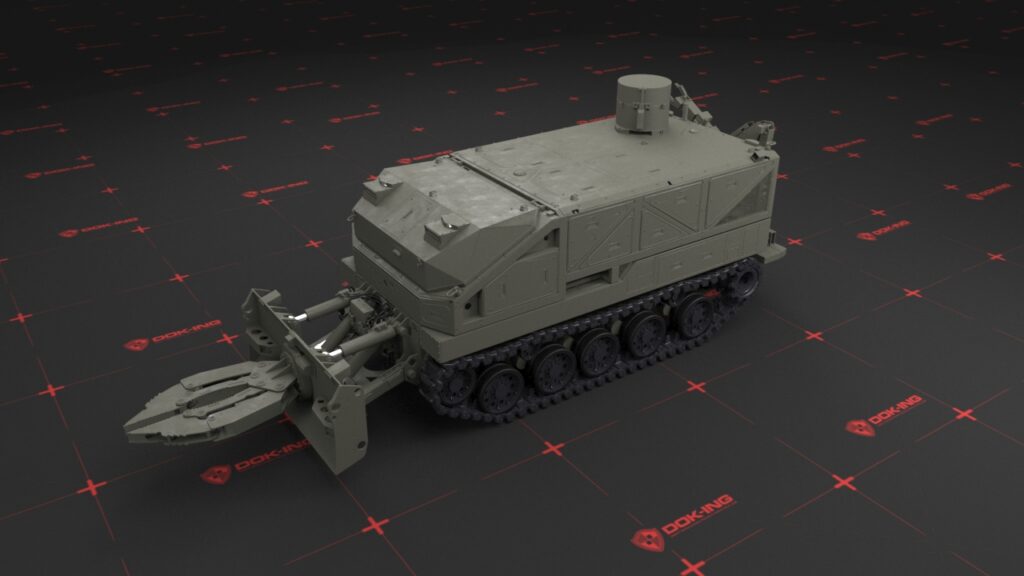 Robotic Military System - 3D Animation for DOK-ING's Komodo